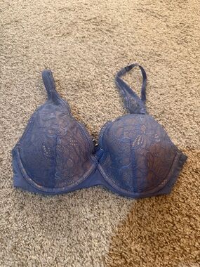 ThirdLove Blue Lace Underwire Bra - Supportive Molded Cups